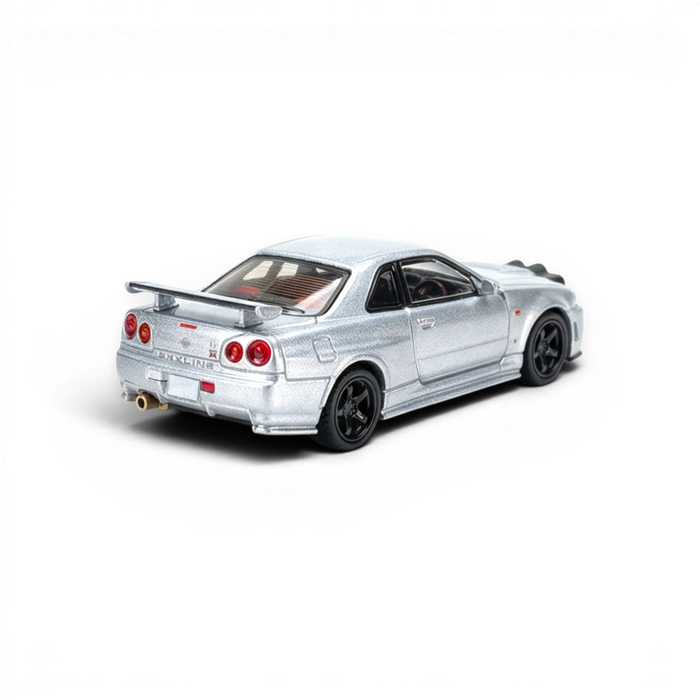 Street Weapon Nissan R34 GT-R Silver Snow Drift 1:64 - for just $34.99! 