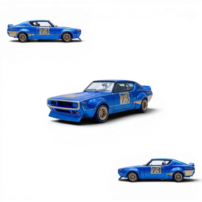 Inno64 Nissan Skyline 2000 GT-R KPGC10 Racing Concept Blue 1:64 - for just $25.99! 