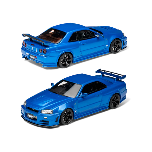 Cars' Lounge Nissan Skyline GT-R R34 Z-TUNE Bayside Blue 1:64 - for just $84.99! 