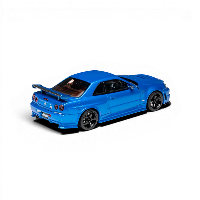 Cars' Lounge Nissan Skyline GT-R R34 Z-TUNE Bayside Blue 1:64 - for just $84.99! 
