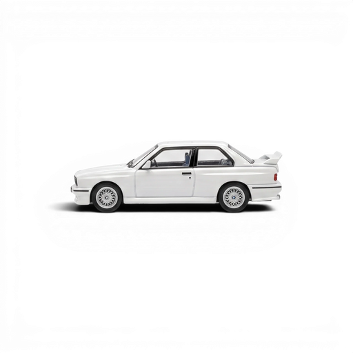Mortal BMW E30 M3 Sedan Pearl White 1:64 - for just $39.99! 