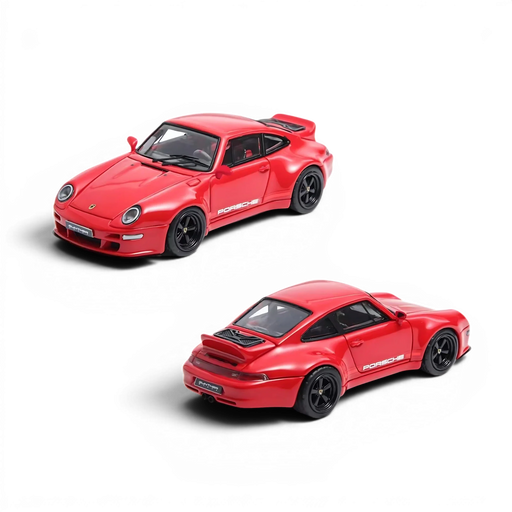 Flame Model Porsche 911 Gunther Werks 400R Solan Red 1:64 - for just $56.99! 