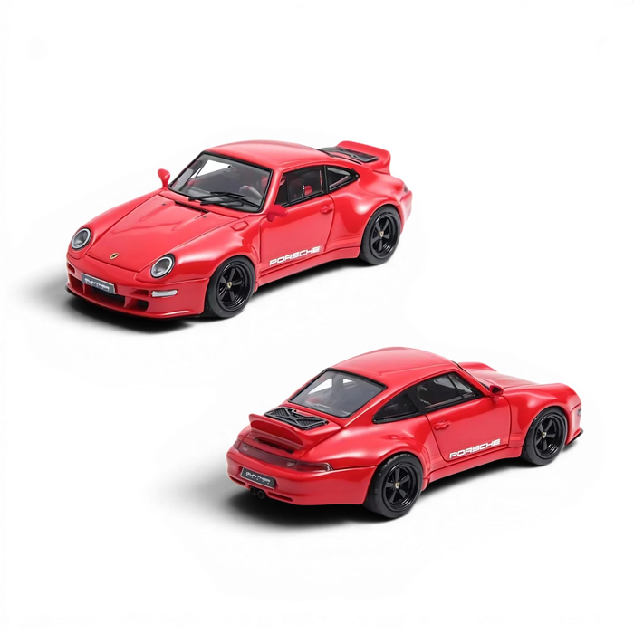 Flame Model Porsche 911 Gunther Werks 400R Solan Red 1:64 - for just $56.99! 