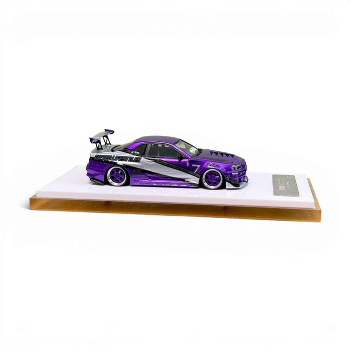 404ERROR x LOT 57 RYOHE's Skyline R34 "GIFTED" Resin 1:64 - for just $89.99! 