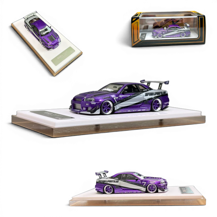 404ERROR x LOT 57 RYOHE's Skyline R34 "GIFTED" Resin 1:64 - for just $89.99! 