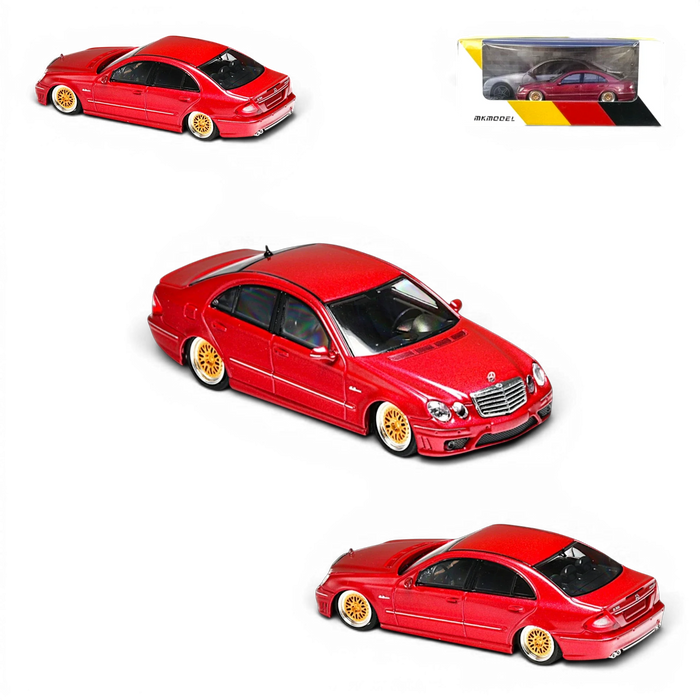 MK Model Mercedes-Benz E63 AMG W211 Lowered Red 1:64 - for just $31.99! 