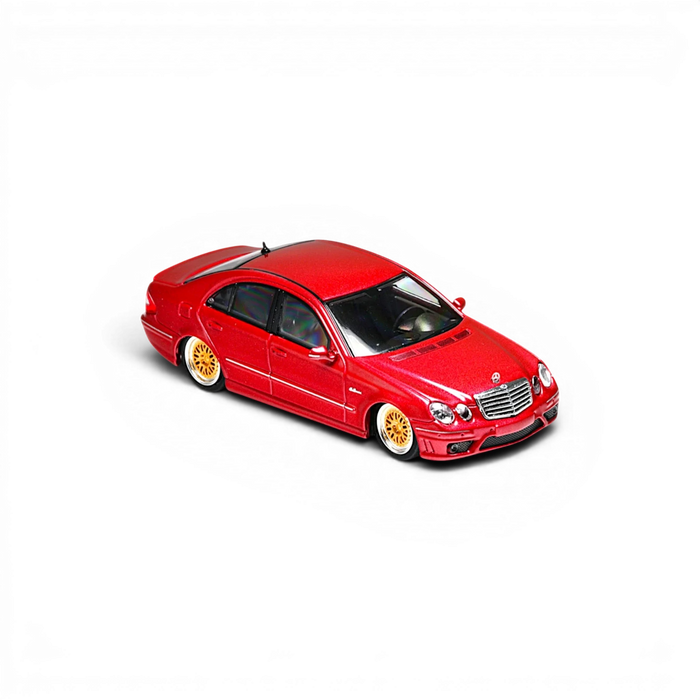 MK Model Mercedes-Benz E63 AMG W211 Lowered Red 1:64 - for just $31.99! 