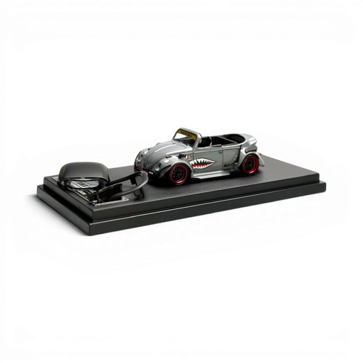 HKM Model VW Beetle Convertible Grey Shark Mouth 1:64 - for just $34.99! 