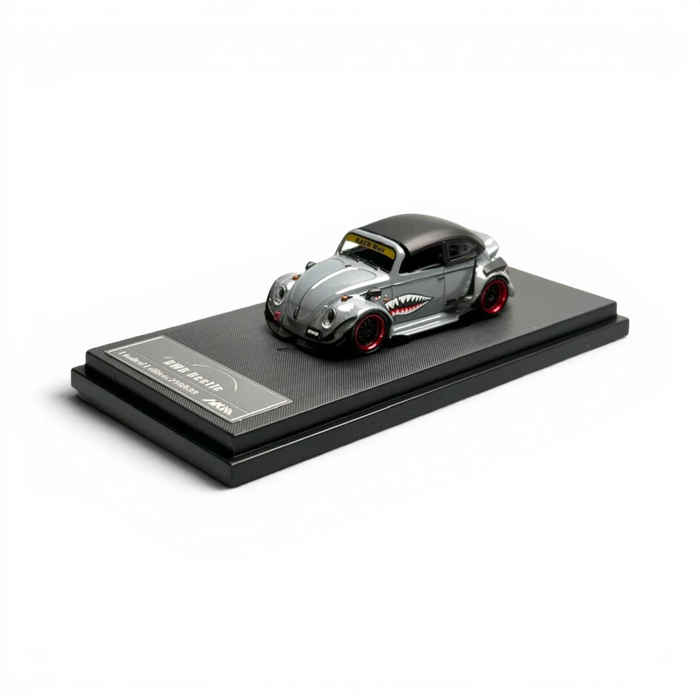HKM Model VW Beetle Convertible Grey Shark Mouth 1:64 - for just $34.99! 