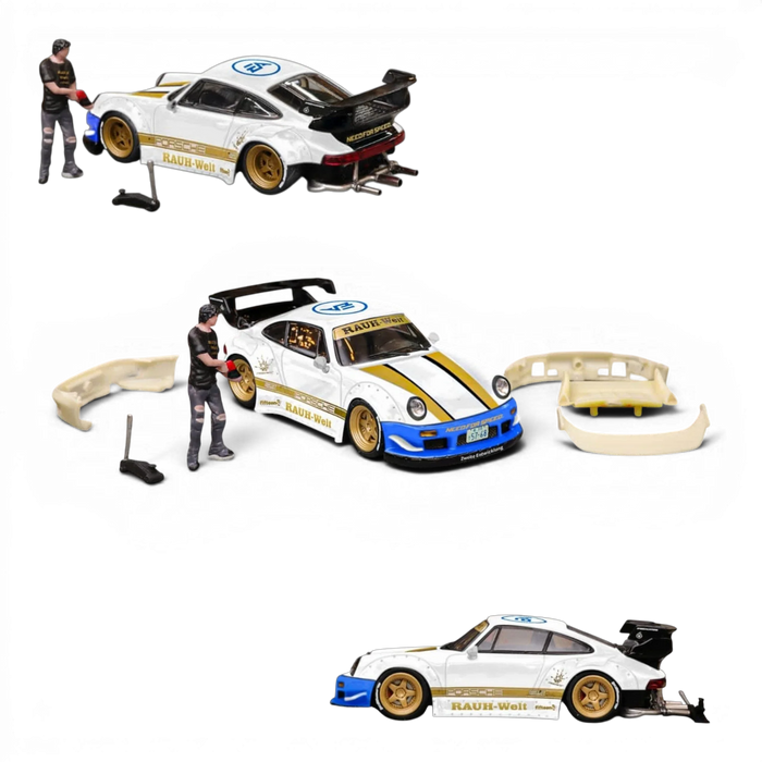 Star Model Porsche RWB 930 GT Wing NFS White Livery 1:64 - for just $30.99! 