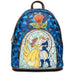 Loungefly Beauty and the Beast Stained-Glass Window Mini-Backpack - Entertainment Earth Exclusive - Just $63.99! Shop now at Retro Gaming of Denver