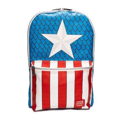 Loungefly Captain America Cosplay Backpack with Pin Set - Entertainment Earth Exclusive - Just $49.99! Shop now at Retro Gaming of Denver