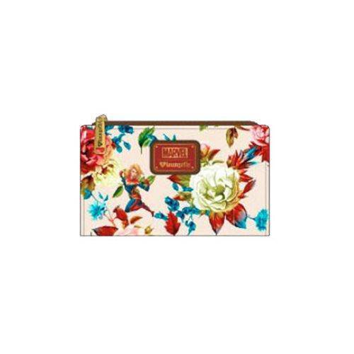 Loungefly Captain Marvel Floral Bifold Wallet - Just $37.92! Shop now at Retro Gaming of Denver