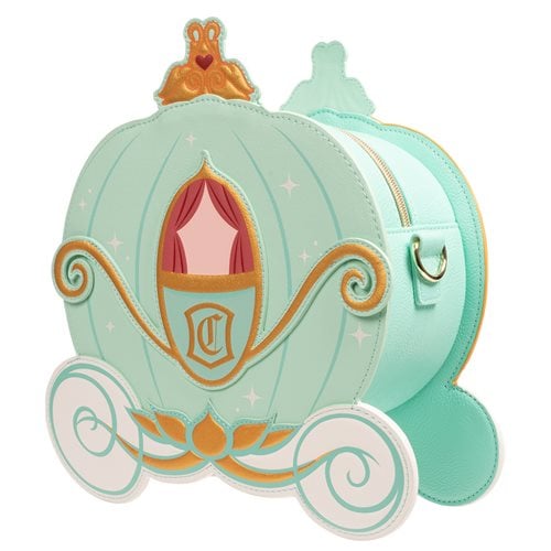 Loungefly Cinderella Reversible Pumpkin Carriage Crossbody Purse - Entertainment Earth Exclusive - for just $70.69! 