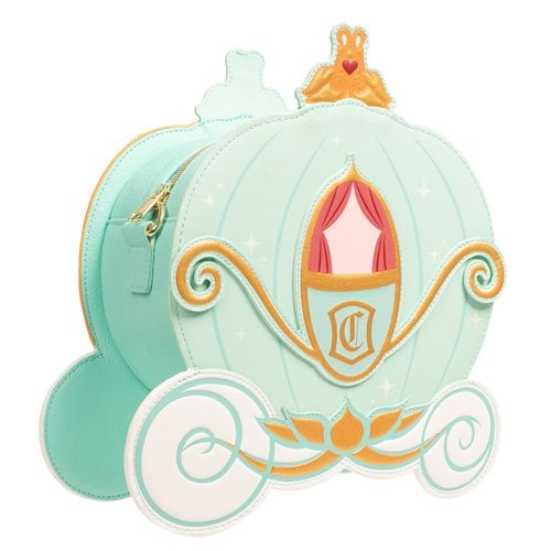 Loungefly Cinderella Reversible Pumpkin Carriage Crossbody Purse - Entertainment Earth Exclusive - for just $70.69! 