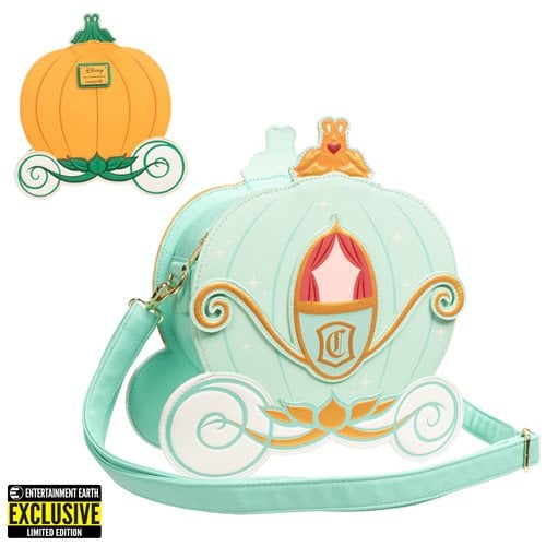 Loungefly Cinderella Reversible Pumpkin Carriage Crossbody Purse - Entertainment Earth Exclusive - for just $70.69! 