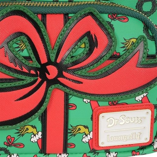 Loungefly How the Grinch Stole Christmas Grinch Christmas Present Mini-Backpack - Entertainment Earth Exclusive - for just $81.99! 
