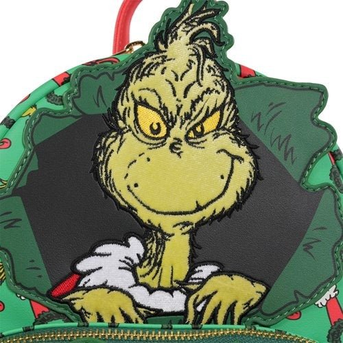 Loungefly How the Grinch Stole Christmas Grinch Christmas Present Mini-Backpack - Entertainment Earth Exclusive - for just $81.99! 