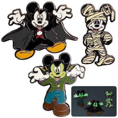 Loungefly Mickey Mouse Halloween Mickeys Enamel Pin 3-Pack - Entertainment Earth Exclusive - Just $19.99! Shop now at Retro Gaming of Denver