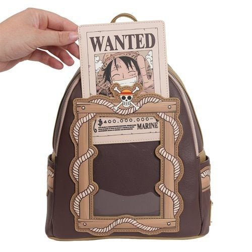 Loungefly One Piece Wanted Dead or Alive Monkey D. Luffy Mini-Backpack - Entertainment Earth Exclusive - for just $77.99! 