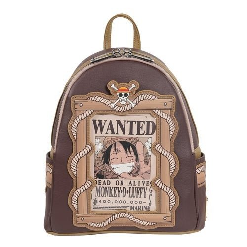 Loungefly One Piece Wanted Dead or Alive Monkey D. Luffy Mini-Backpack - Entertainment Earth Exclusive - for just $77.99! 