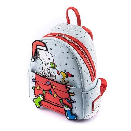 Loungefly Peanuts Gift Giving Snoopy & Woodstock Mini-Backpack - Just $75! Shop now at Retro Gaming of Denver