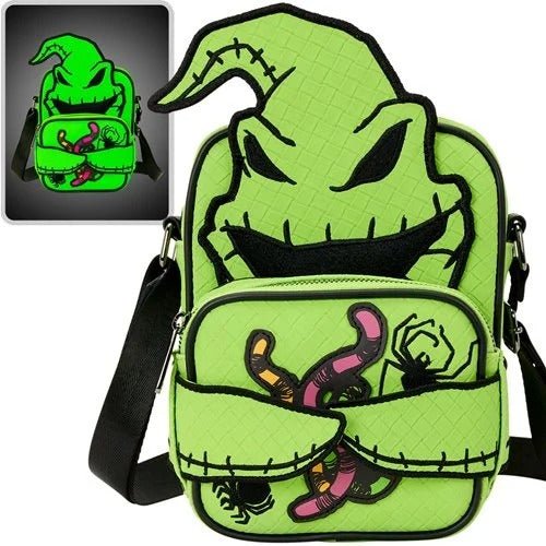 Loungefly The Nightmare Before Christmas Oogie Boogie Glow-in-the-Dark Crossbuddies Bag - for just $69.99! 