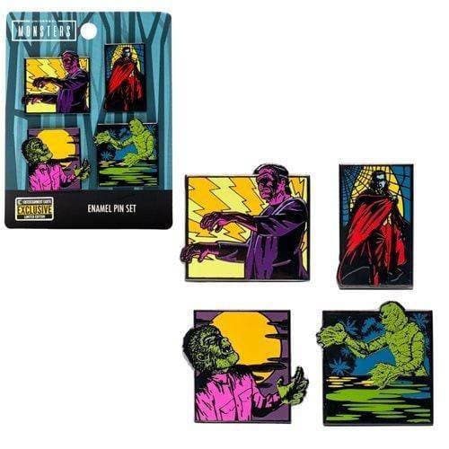 Loungefly Universal Monsters 4-Piece Pin Set - Entertainment Earth Exclusive - Just $19.99! Shop now at Retro Gaming of Denver