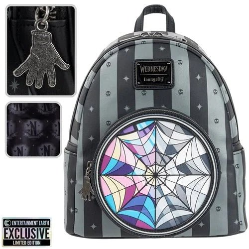 Loungefly Wednesday Nevermore Mini-Backpack - Entertainment Earth Exclusive - Just $69.99! Shop now at Retro Gaming of Denver