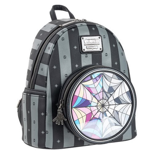 Loungefly Wednesday Nevermore Mini-Backpack - Entertainment Earth Exclusive - for just $69.99! 