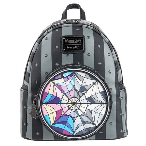 Loungefly Wednesday Nevermore Mini-Backpack - Entertainment Earth Exclusive - for just $69.99! 
