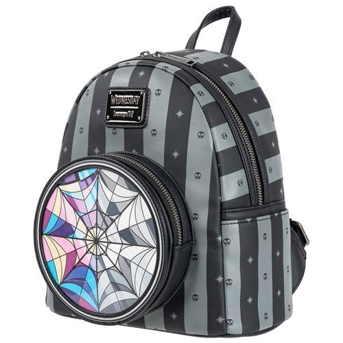 Loungefly Wednesday Nevermore Mini-Backpack - Entertainment Earth Exclusive - for just $69.99! 