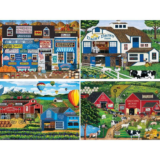 A.M. Poulin Gallery - 500 Piece Jigsaw Puzzles 4 Pack - for just $24.99! 