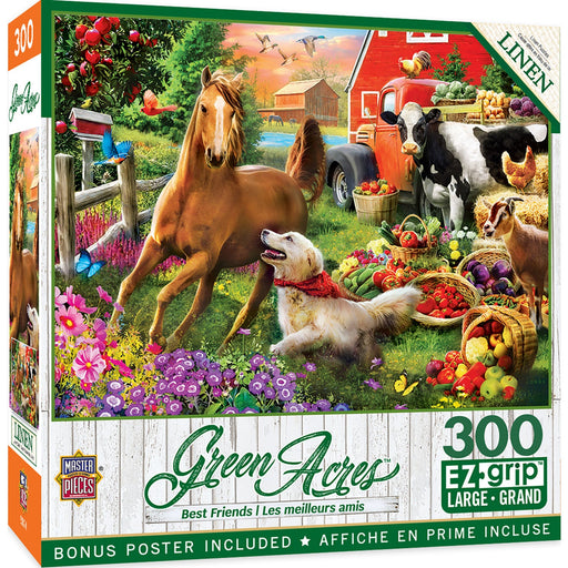 Green Acres - Best Friends 300 Piece EZ Grip Jigsaw Puzzle - Just $14.99! Shop now at Retro Gaming of Denver