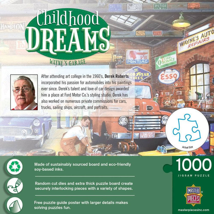 Childhood Dreams - Wayne's Garage 1000 Piece Jigsaw Puzzle - for just $16.99! 