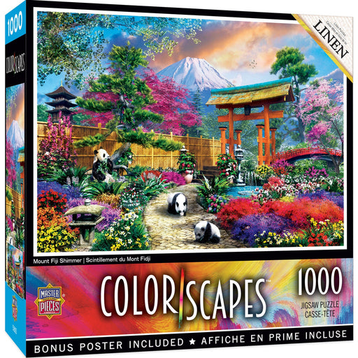 Colorscapes - Mount Fuji Shimmer 1000 Piece Jigsaw Puzzle - Just $16.99! Shop now at Retro Gaming of Denver