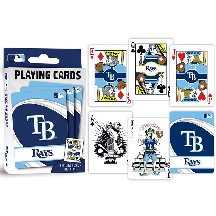 Tampa Bay Rays Playing Cards - 54 Card Deck - Premium Dice & Cards Sets - Just $4.19! Shop now at Retro Gaming of Denver