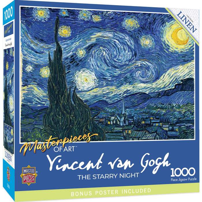 MasterPieces of Art - The Starry Night 1000 Piece Jigsaw Puzzle - Just $16.99! Shop now at Retro Gaming of Denver