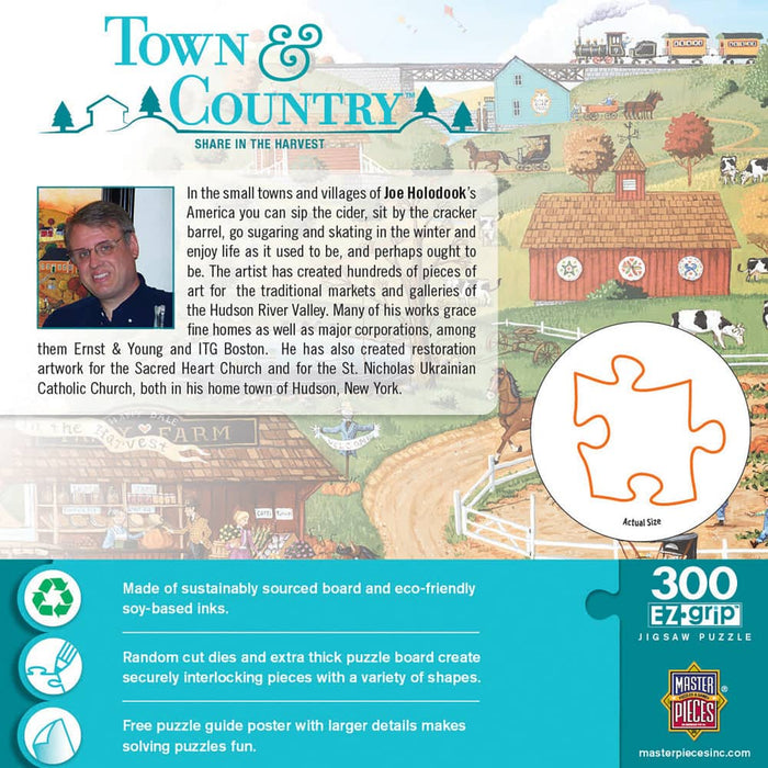 Town & Country - Share in the Harvest 300 Piece EZ Grip Jigsaw Puzzle - for just $14.99! 