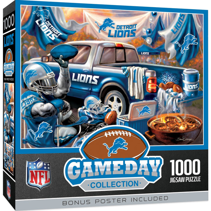 Detroit Lions - Gameday 1000 Piece Jigsaw Puzzle - Just $19.99! Shop now at Retro Gaming of Denver