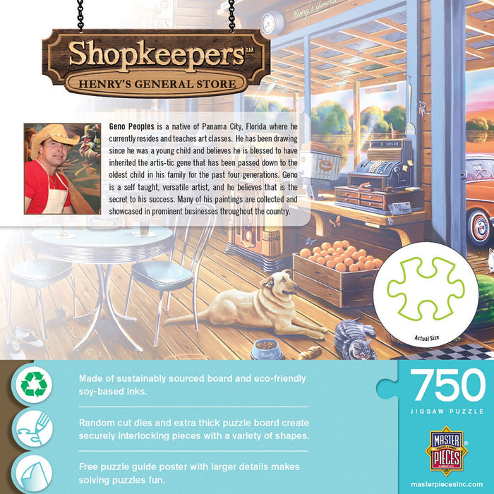 Shopkeepers - Henry's General Store 750 Piece Jigsaw Puzzle - Just $14.99! Shop now at Retro Gaming of Denver