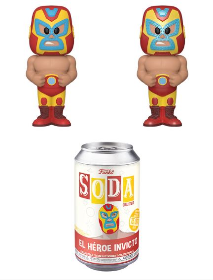 Funko Vinyl SODA: Luchadores - Iron Man Vinyl Figure - for just $14.95! 