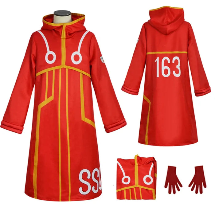 Luffy Egghead Island Cosplay – One Piece 163 Red Robe & Straw Hat Set - for just $14.95! 