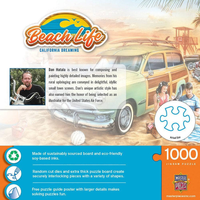 Beach Life - California Dreaming 1000 Piece Jigsaw Puzzle - for just $9.99! 