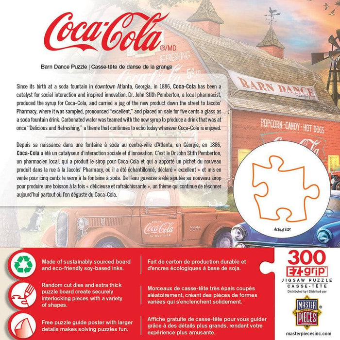 Coca-Cola - Barn Dance 300 Piece EZ Grip Jigsaw Puzzle - for just $14.99! 
