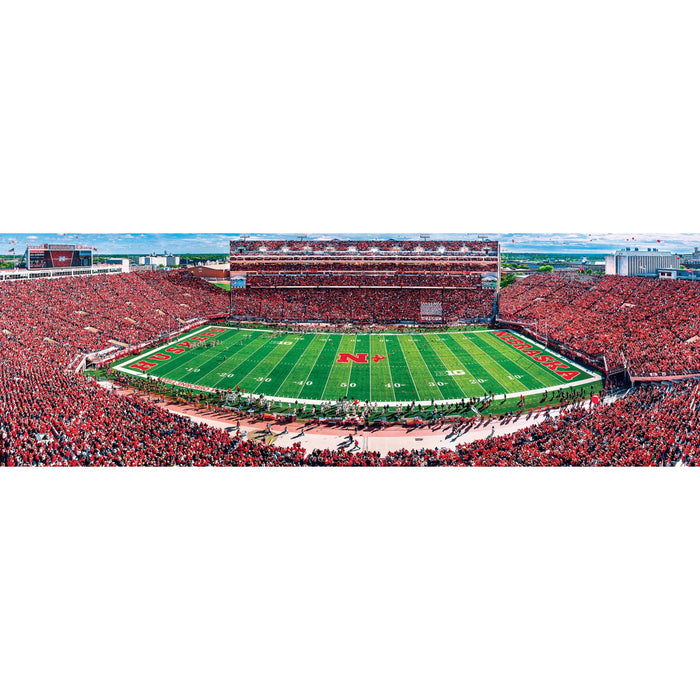 Nebraska Cornhuskers - 1000 Piece Panoramic Jigsaw Puzzle - Just $19.99! Shop now at Retro Gaming of Denver