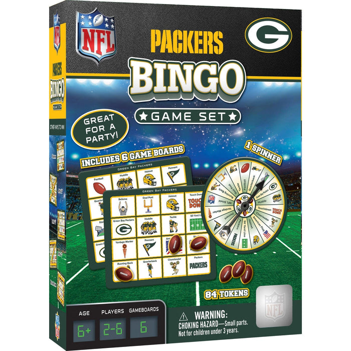 Green Bay Packers NFL Bingo Game - for just $12.99! 