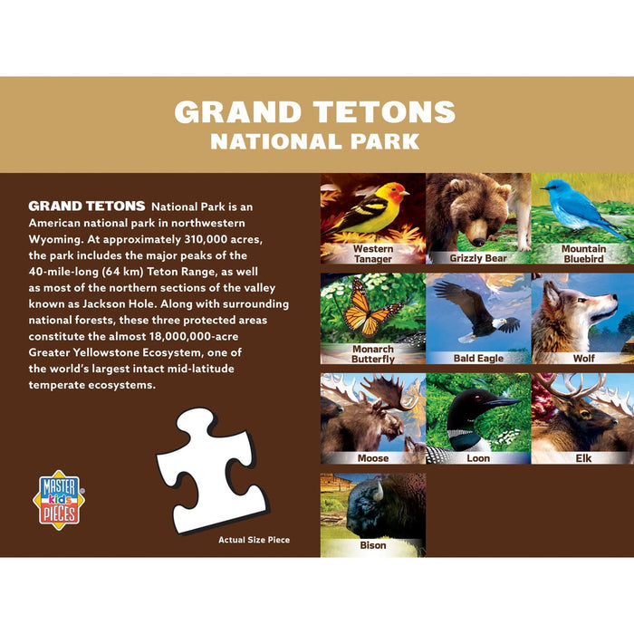 Wildlife of Grand Teton National Park - 100 Piece Jigsaw Puzzle - for just $9.99! 