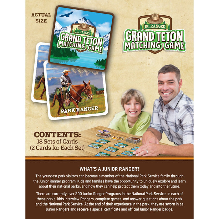 Jr. Ranger - Grand Teton Matching Game - Just $9.99! Shop now at Retro Gaming of Denver