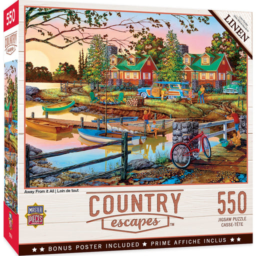 Country Escapes - Away from It All 550 Piece Jigsaw Puzzle - Just $14.99! Shop now at Retro Gaming of Denver